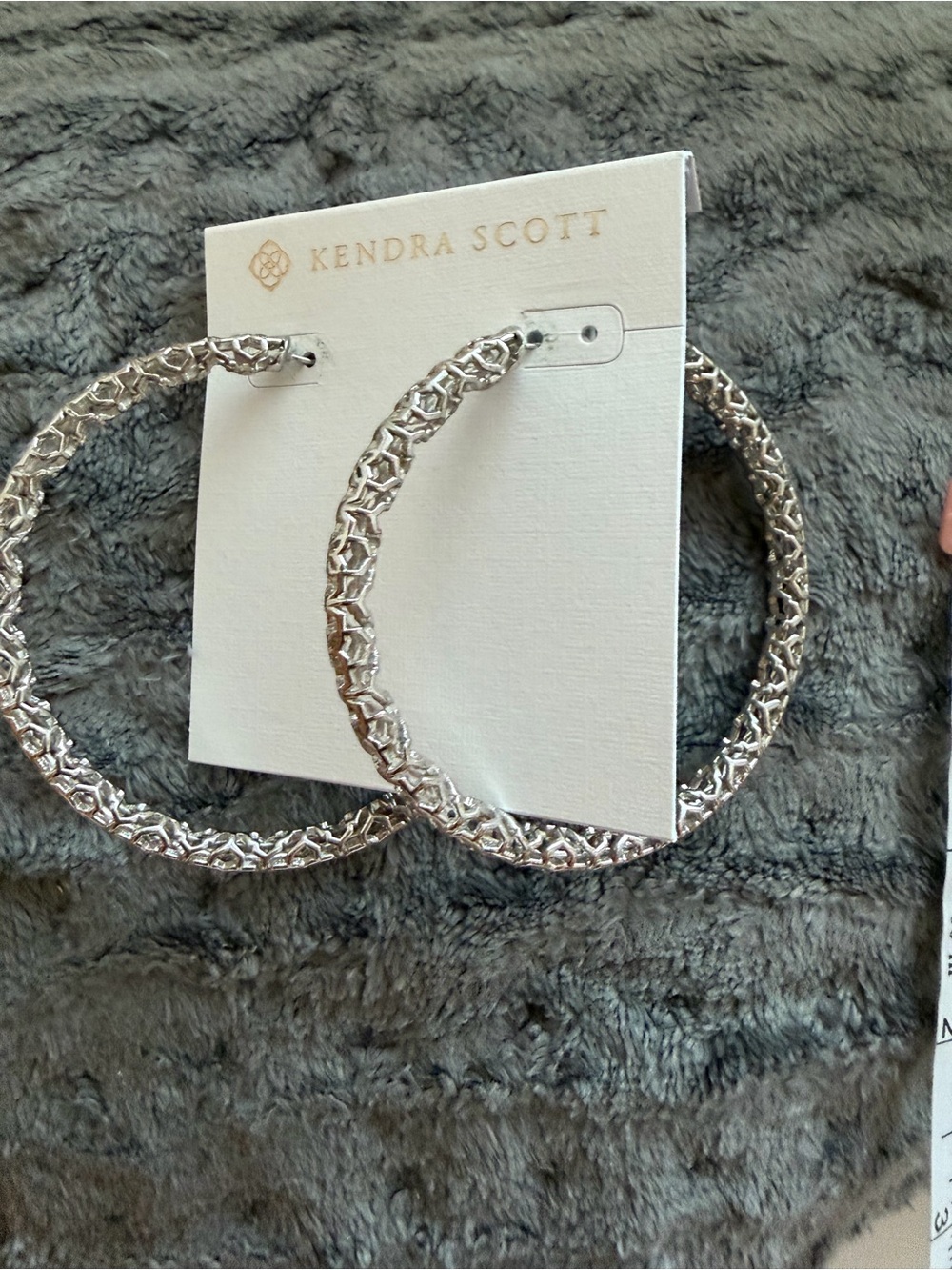 Kendra Scott Silver hoop earrings